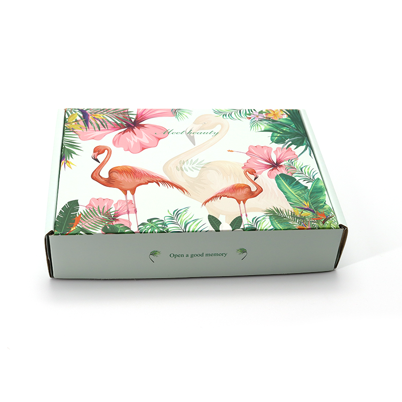 High Grad Low MOQ Green Color Hârtie Packaging Cutie ondulată pentru cadou