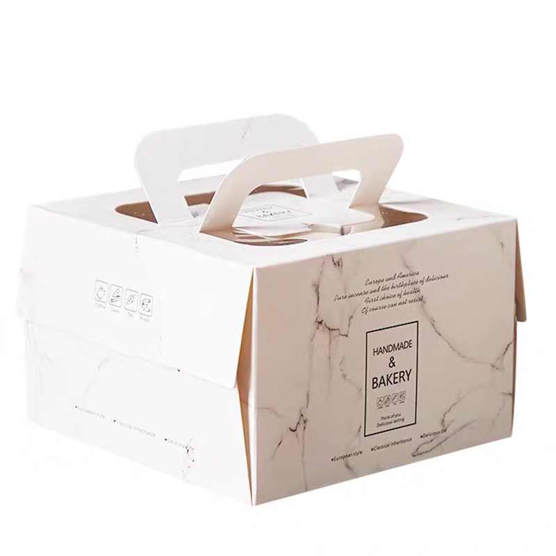 Cutie de tort pentru ziua denastere personalizate Plianta cutia de ambalare alimentara